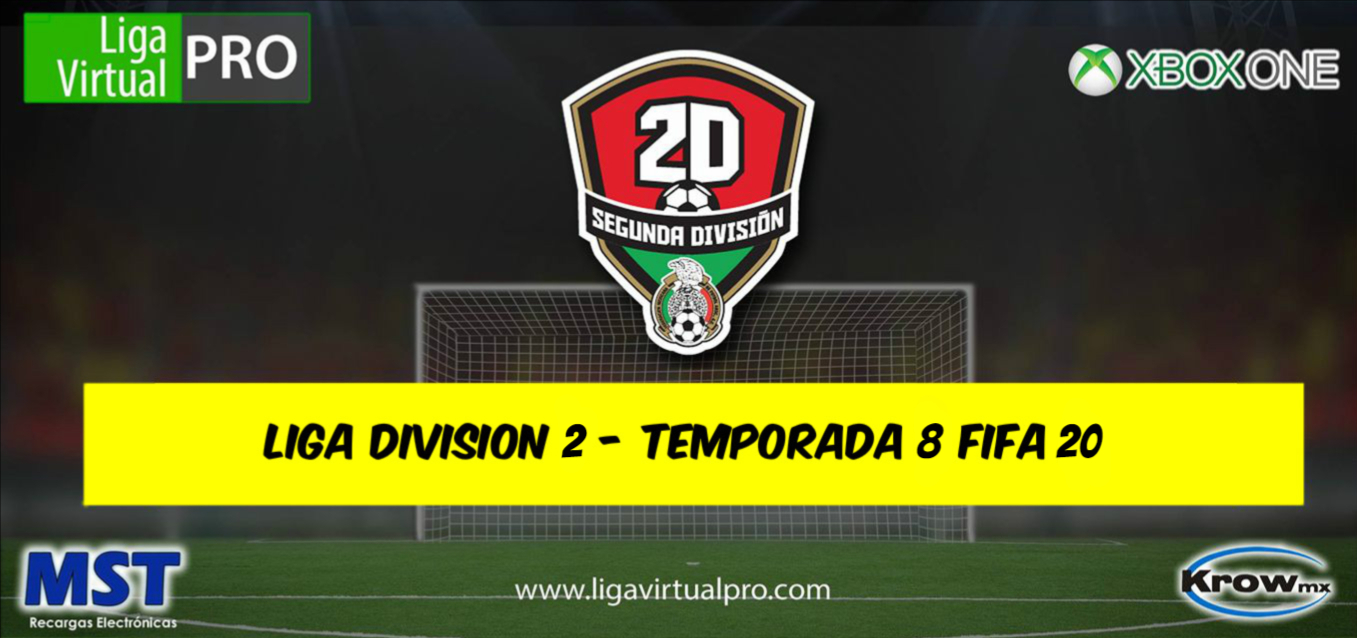 Logo-LIGA DIVISION 2 - TEMPORADA 8 FIFA 20